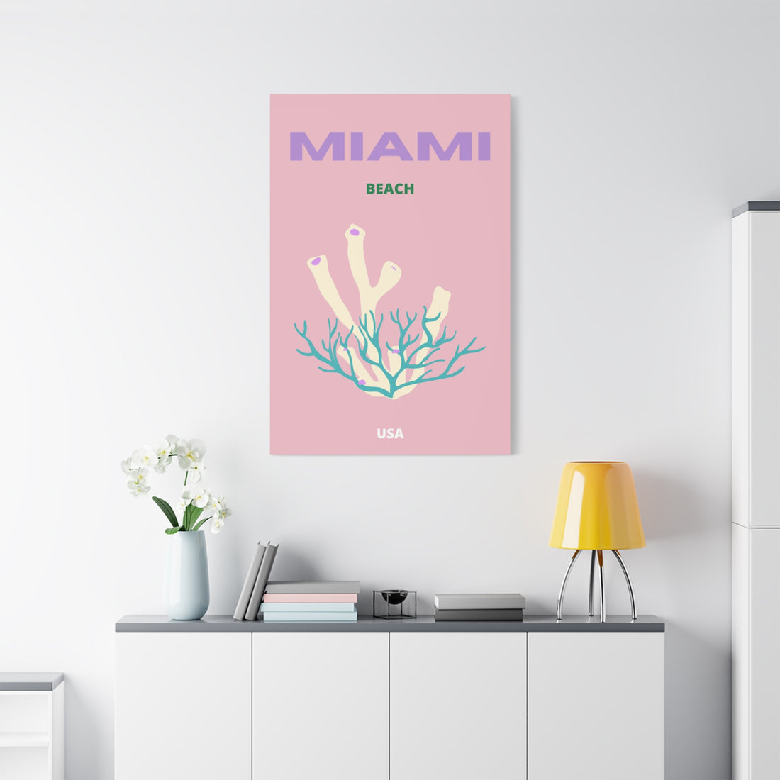 Miami Beach Leinwandbild