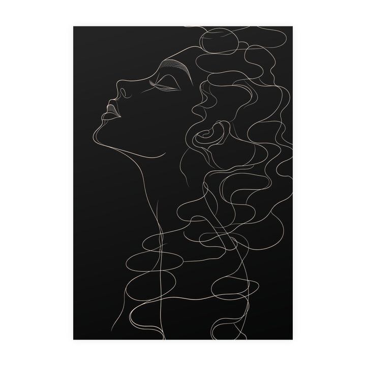 Curly Woman Poster