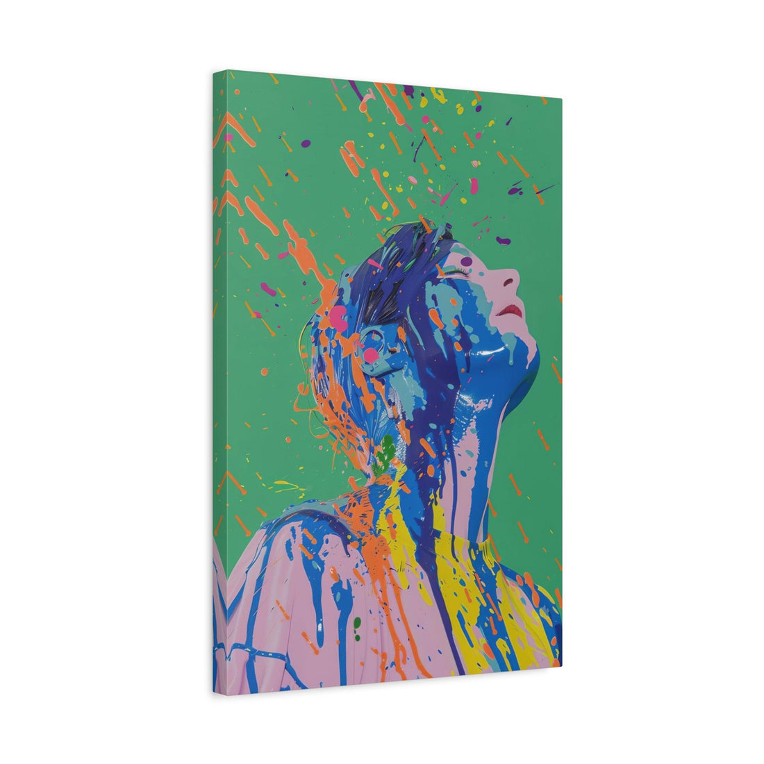 Paint Splatter Leinwandbild