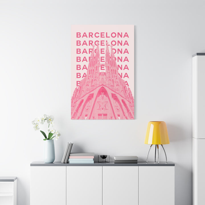 Barcelona Leinwandbild