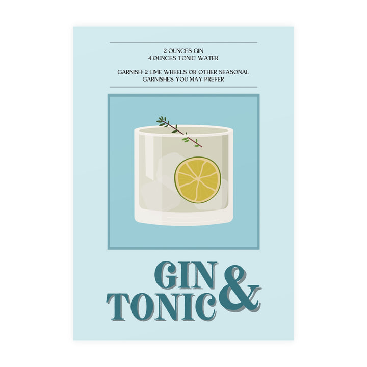 Gin Tonic No2 Poster