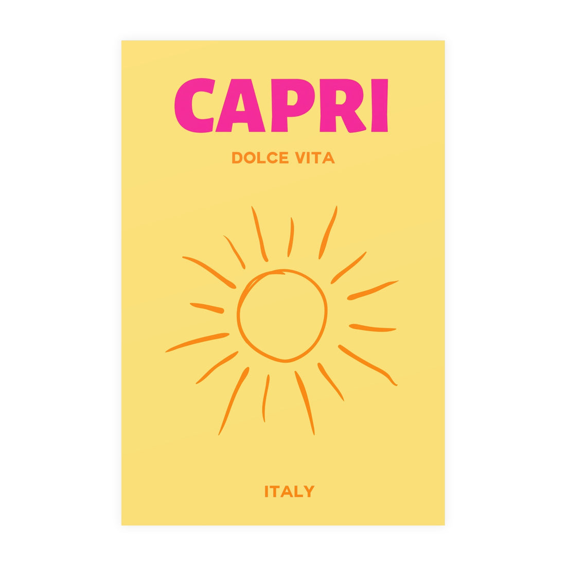 Capri Italy No3 Poster