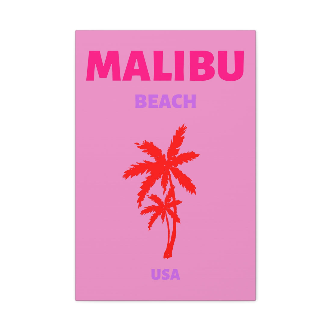 Malibu USA No3 Leinwandbild