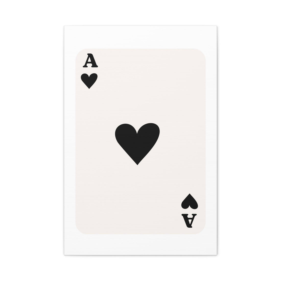 Ace of Hearts Leinwandbild