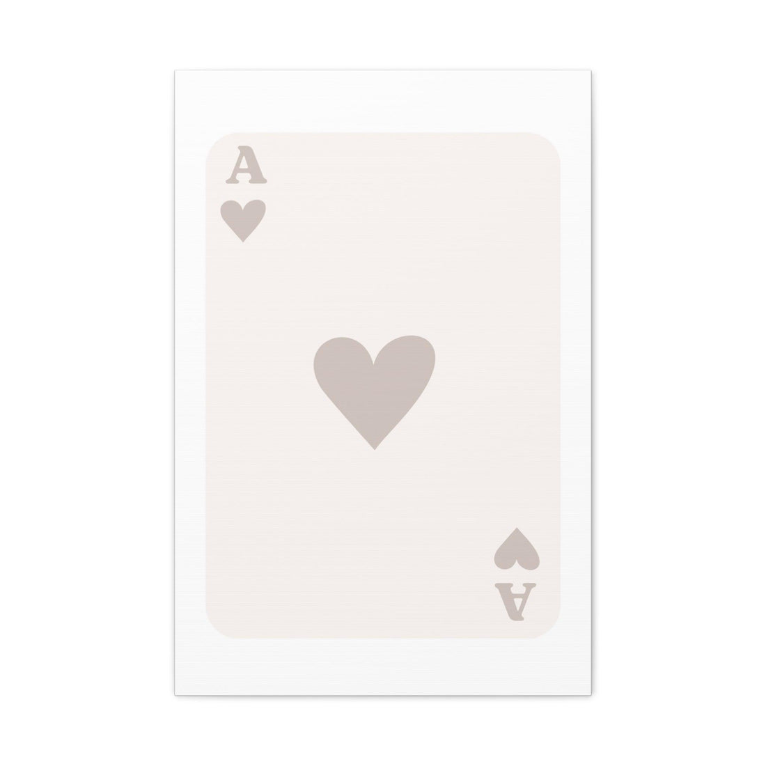 Ace of Hearts Leinwandbild