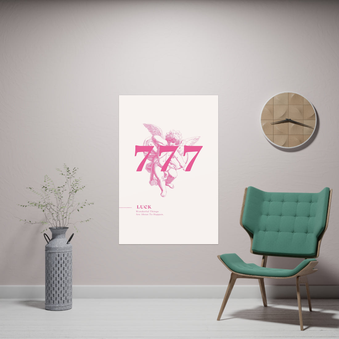 777 Pink Poster