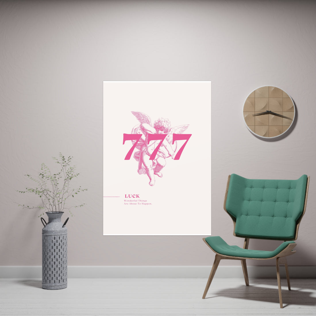 777 Pink Poster