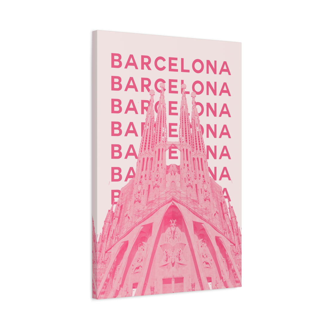 Barcelona Leinwandbild