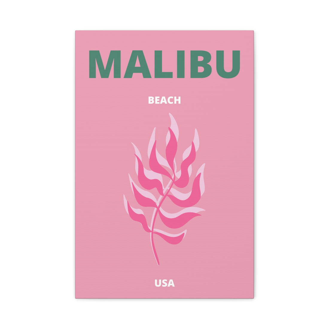 Malibu USA Leinwandbild