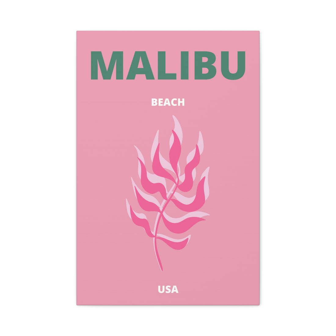 Malibu USA Leinwandbild